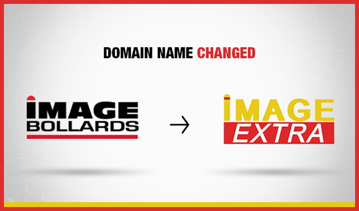 Image Bollards to Image Extra: Domain name change from Image Bollards to Image Extra. The arrow indicates the change.
